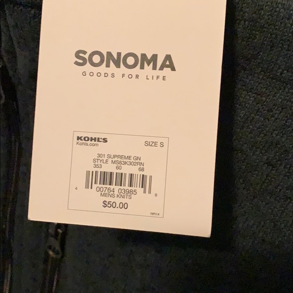 Men’s green/black zippered jacket size small - Picture 4 of 8